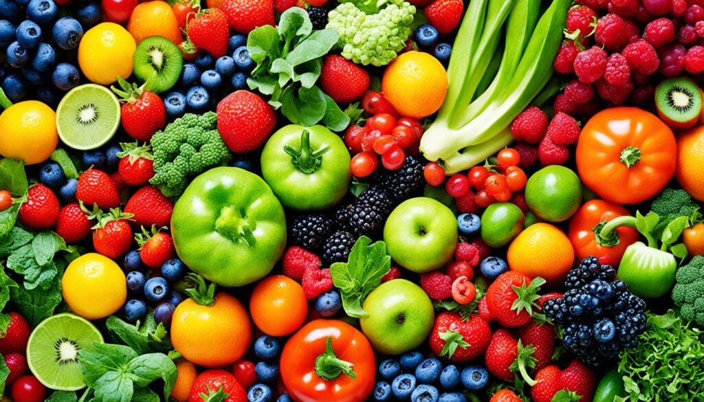 Fruits and vegetables for bloating reduction